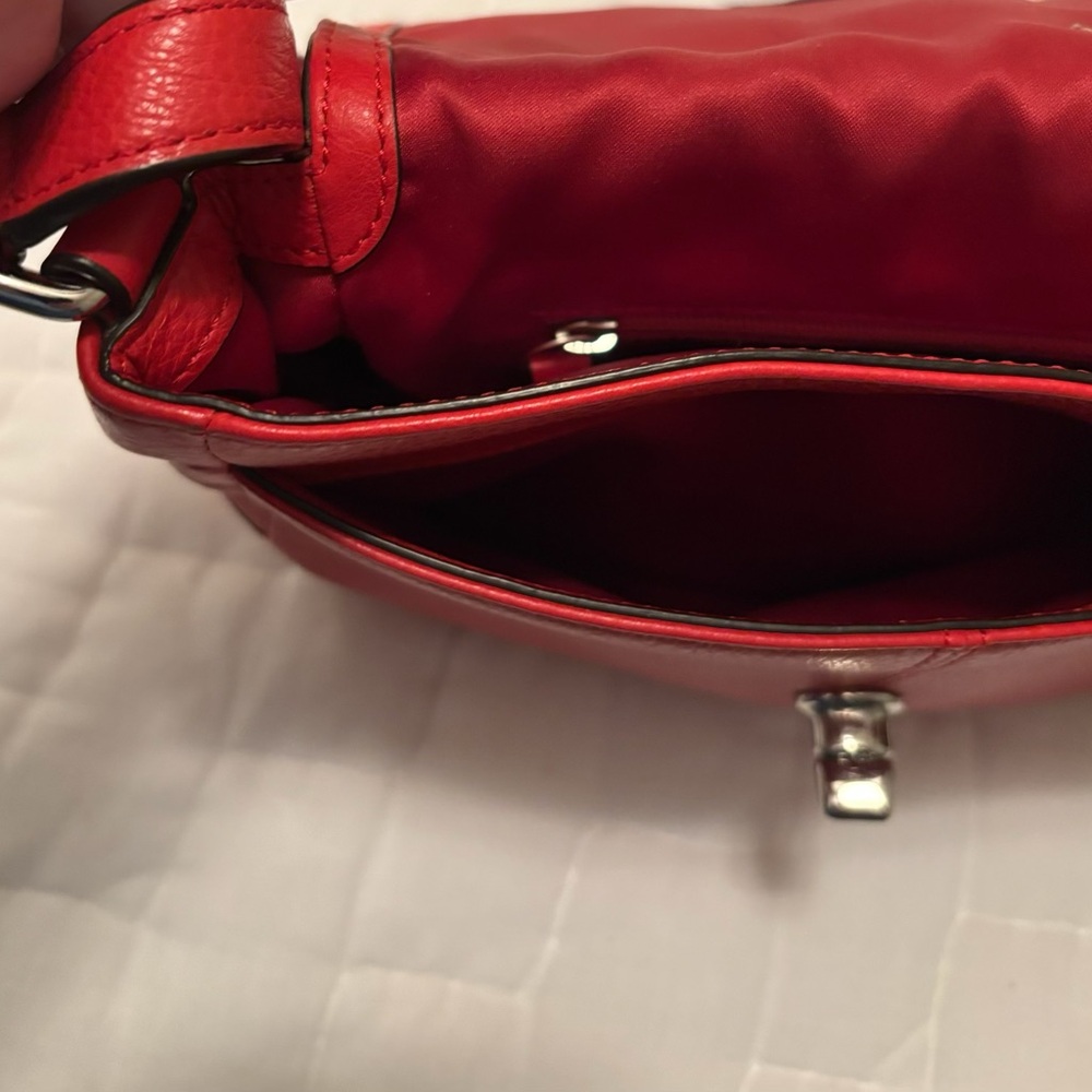 Coach Vibrant Red Leather Crossbody Bag - Picture 4 of 4